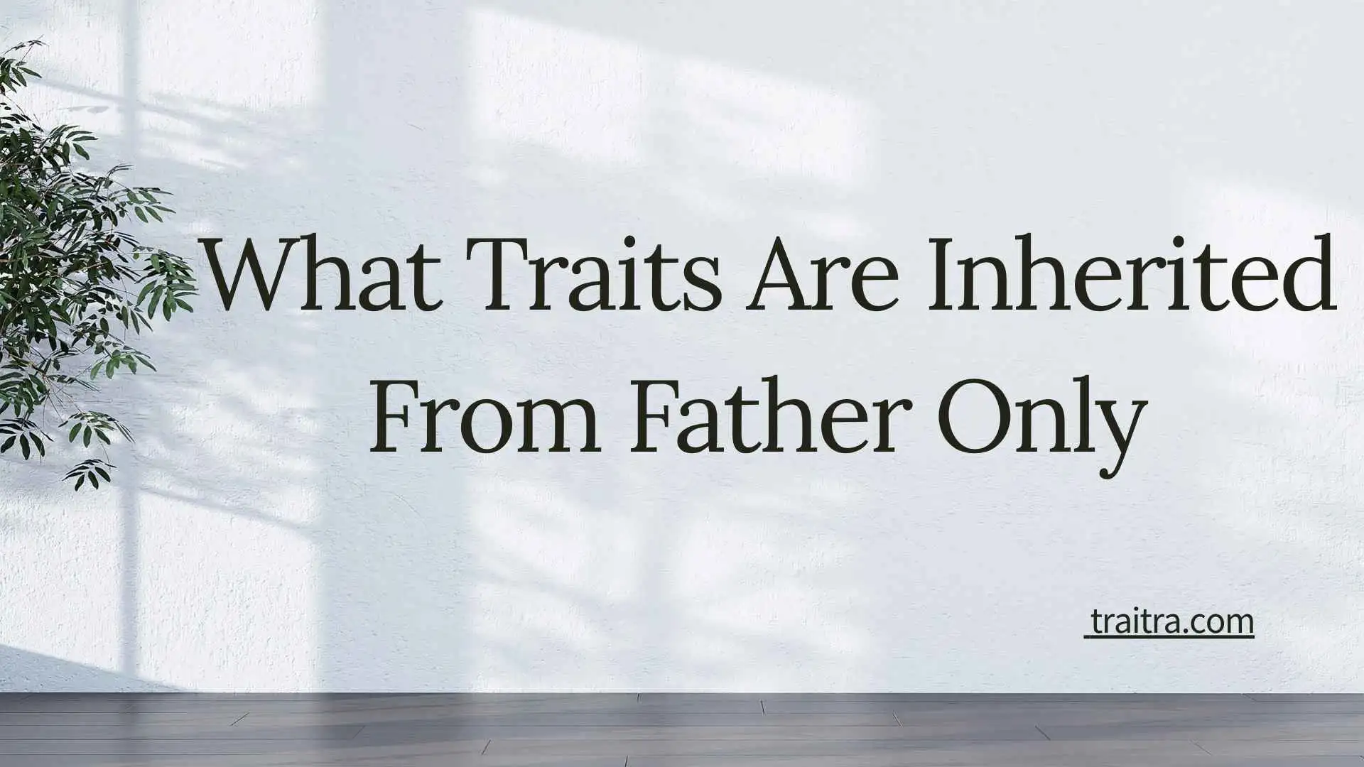 37+ What Traits Are Inherited From Father Only? Understanding Paternal Inheritance